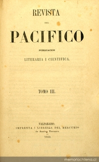 Revista del Pacífico: tomo 3, 1860