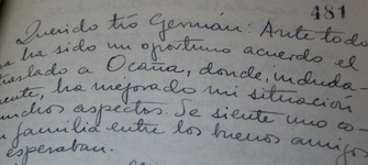 Carta de M. Hern�ndez a G. Vergara. Oca�a (Toledo), 25 diciembre 1940.