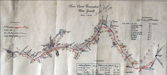 Plano Tren Trasandino de Los Andes a Mendoza