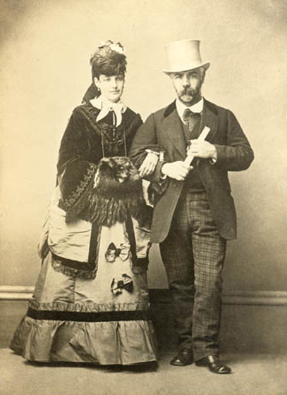 Benjamín Vicuña Mackenna y su esposa Victoria Subercaseaux Benjamín Vicuña Mackenna y su esposa Victoria Subercaseaux