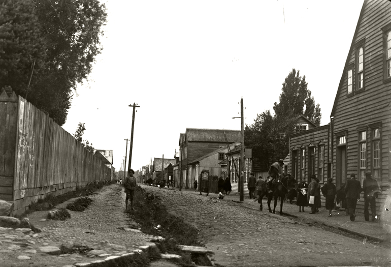Paisaje urbano de Castro. Paisaje urbano de Castro.