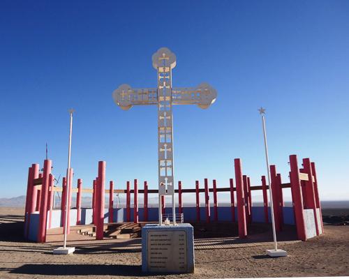 Imagen del monumento A los Detenidos Desaparecidos De Calama