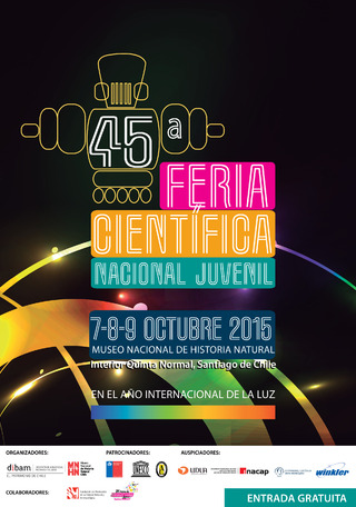 Afiche 45� Feria Cient�fica Nacional Juvenil
