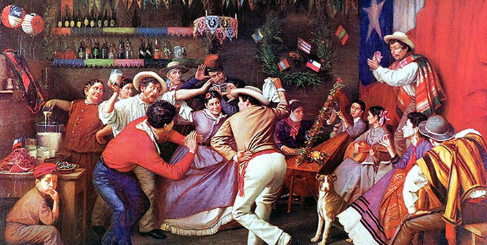 La Zamacueca (1873), Manuel Antonio Caro.