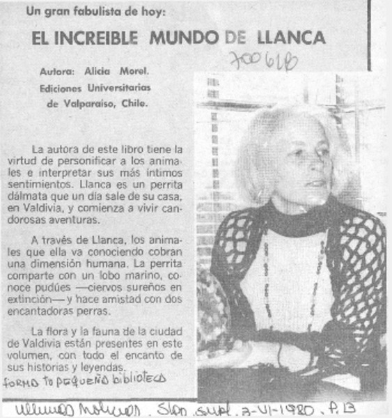 El incríble mundo de Llanca.