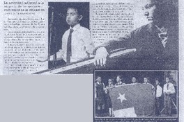 Emotivo homenaje a la poetisa Gabriela Mistral