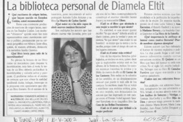 La biblioteca personal de Diamela Eltit (entrevista)