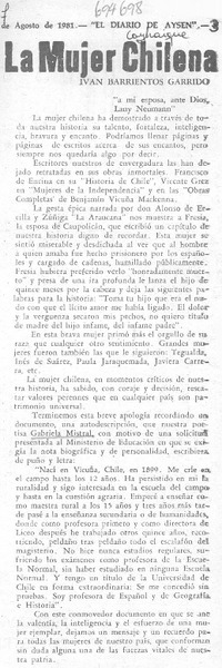 La mujer chilena