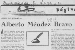 Alberto Méndez Bravo.