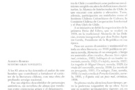 Alberto Romero nuestro gran novelista