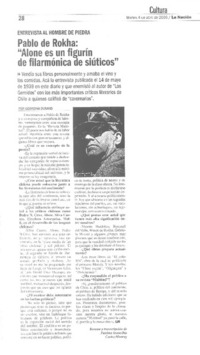 Alone es un figurín de filarmónica de siúticos [entrevista]