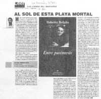 Al sol de esta playa mortal