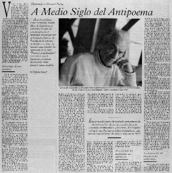A medio siglo del antipoema