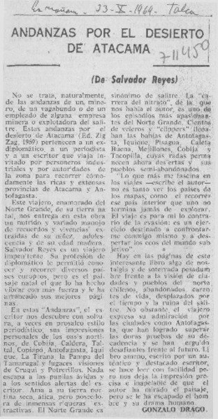 Andanzas por el desierto de Atacama