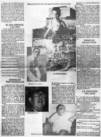 Anecdotario de una generación alucinante