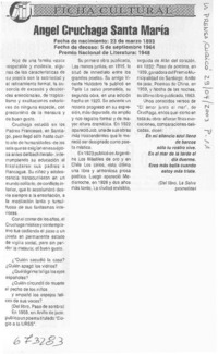 Angel Cruchaga Santa María.