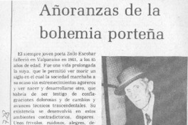 Añoranzas de la bohemia porteña