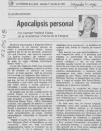 Apocalipsis personal
