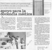 Apoyo para la docencia médica.  [artículo]