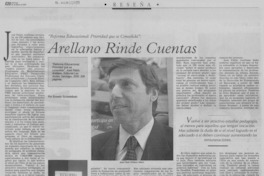Arellano rinde cuentas