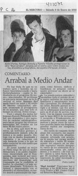 Arrabal a medio andar  [artículo] Pedro Labra