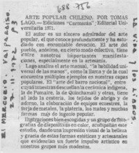 Arte popular chileno.