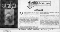 Astralgia  [artículo]
