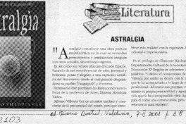 Astralgia  [artículo]