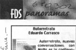Autorretrato, Eduardo Carrasco.