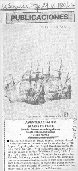 Aventuras en los mares de Chile.