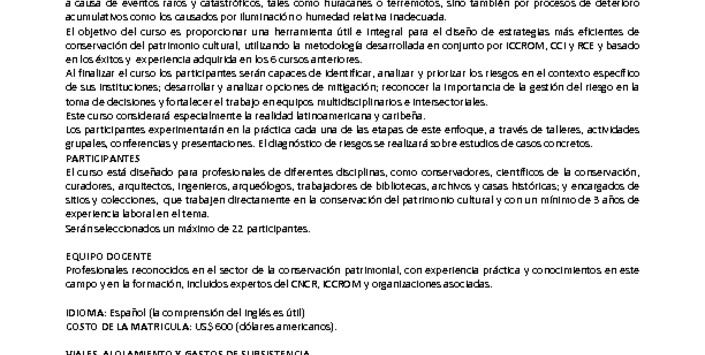 Convocatoria