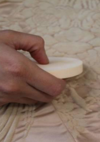 Limpieza a travs de esponjas de ltex