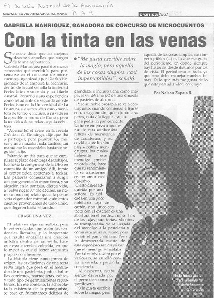 Con la tinta en las venas