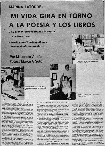 Mi vida gira en torno a la poesía y los libros