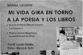 Mi vida gira en torno a la poesía y los libros