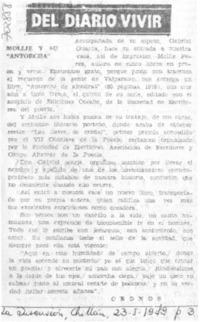 Mollie y su "antorcha"