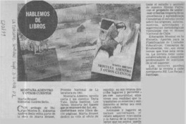 Montaña adentro y otros cuentos.  [artículo]