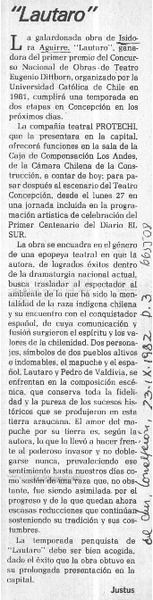 "Lautaro"  [artículo] Justus.
