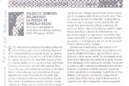 Silencio, zumbido, relámpago