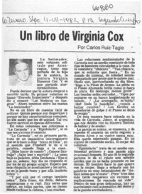 Un libro de Virginia Cox