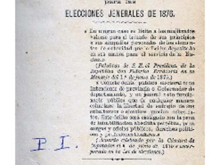 Gu�a del elector liberal para las elecciones de 1876. 1875. 144 pp.