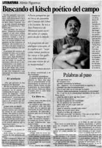Buscando el Kisch poético del campo : [entrevistas]