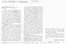 Cagliostro y poemas