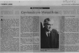 Caminando con Manuel Rojas  [artículo] Filebo