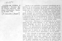 Cantos de patria o muerte
