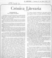 Crónica literaria