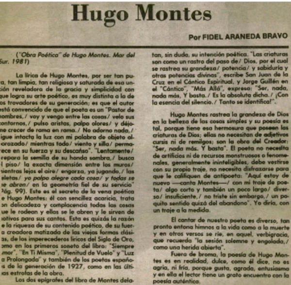 Hugo Montes