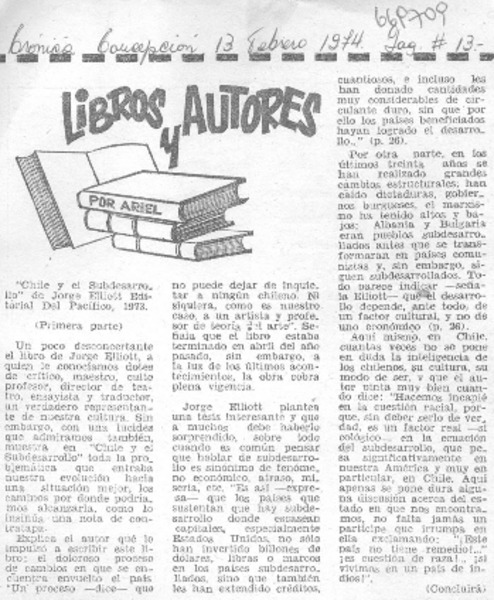 Chile y el dubdesarrollo"