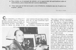 Los recuerdos de Enrique Bernstein
