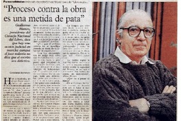 "Proceso contra la obra es una metida de pata"